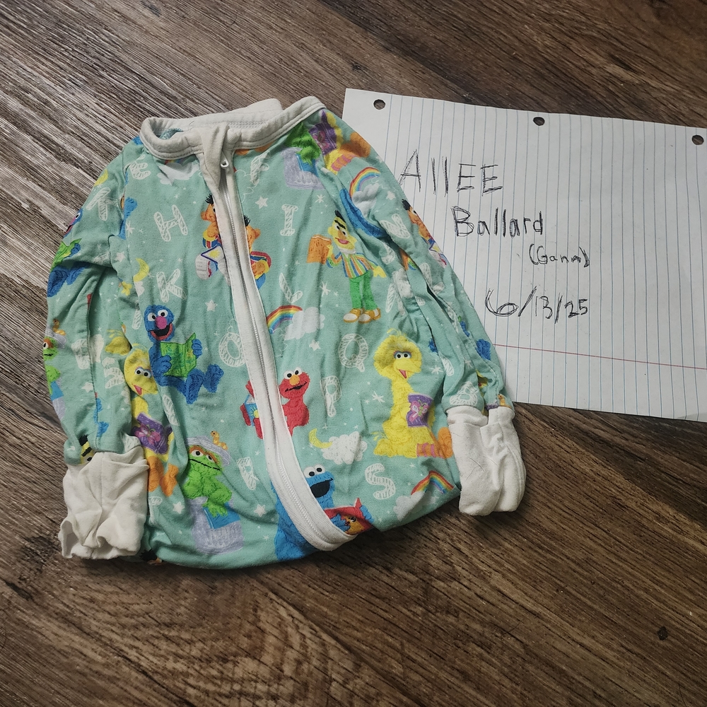 Colorful Sesame Street Baby Onesie